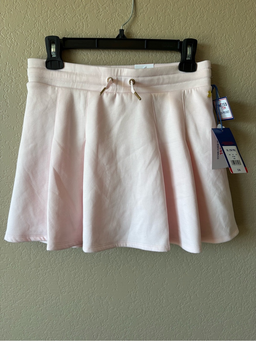 Limited Too Girls XL (16/18) Pink Skort New With Tags Pockets Pleats